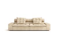Modular Sofa - Comfortable Chenille Fabric, Wide Arms, Includes Throw Pillows for Living Room and Home Theater