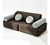 Modular Sofa Set - Versatile Foldable DIY Building Block Style with Removable, Washable Covers - Perfect for Living Room - 1 Set