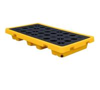 Modular Spill Containment Platform with Grating, Anti-Leakage Solution for Oil Drums and Tanks, Industrial Spill Management
