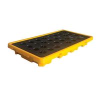 Modular Spill Containment Tray Heavy-Duty Polyethylene Spill Control for Warehouses Factories Industrial Spill Kit Essential