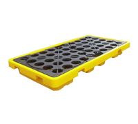 Modular Spill Containment Tray Heavy-Duty Polyethylene Spill Control for Warehouses Factories Industrial Spill Kit Essential