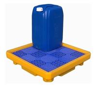 Modular Spill Platform, Anti-leakage Pallet, Spill Containment Platform, Plastic Container, Oil Drum Catch Tray(67.5x67.5x12cm)
