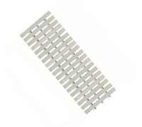 Modular Swimming Pool Overflow Grille - 6pcs ABS Drain Cover for Bathrooms, Patios & Pool Eds (18x100CM) -, Easy Install, Anti-Clog Design