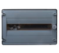 Hager Golf IP40 Surface DB Clear Door 18-Module VS118TD