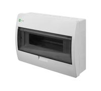 Modular switchgear Elegant 1x12 surface IP40 RN N+PE white sliding door 2403-01