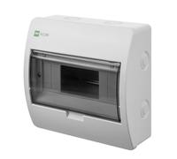 Modular switchgear Elegant 1x8 surface IP40 N+PE 2402-01