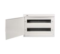 Modular switchgear material 2x18 surface IP30 IK07 N+PE II door class 23628