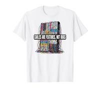 Modular Synthesizer Cables are Features Not Bugs Design Value Graphic T-Shirt, Men, White, XL