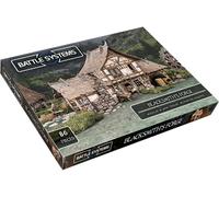 Battle Systems - Modular Fantasy Scenery - Perfect for Roleplaying and Wargames - Multi Level Tabletop Terrain for 28mm Miniatures - Colour Printed Model Diorama - (Blacksmith's Forge)