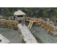 Modular Terrain: Fantasy Wargames - Palisade Walls