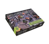 Battle Systems Sci-Fi Terrain - 28mm Modular 3D Space Terrain - Perfect for Wargaming and Roleplaying Tabletop Games - Full Colour Printed 3D 40K Multi Level Building Models (Cyberpunk Core Set)