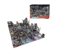 Battle Systems Sci-Fi Terrain - 28mm Modular 3D Space Terrain - Perfect for Wargaming and Roleplaying Tabletop Games - Full Colour Printed 3D Multi Level Building Models (Gothic Cityscapes)