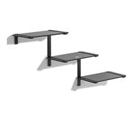 Three-level Modular Shelves Wall Mouting Floating Shelves Storage max 30kg UK