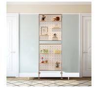 Modular Wall Organizer Pegboard - Durable Display Panel for Versatile Storage in Home, Gaming, Garage & Office