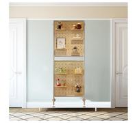 Modular Wall Organizer Pegboard - Durable Display Panel for Versatile Storage in Home, Gaming, Garage & Office