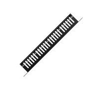 Modulars 1u Rack Mount Cable Manager 19inch 24 Channel 48 Port Cold Rolled Steel Server Room Accessory