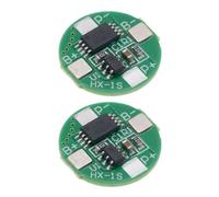 Module 3.7V 14500 Li-ion Battery Board with Overcharge/Discharge & 2.5A Current Limit Short Circuits Protections Bmss