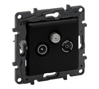 MODULE BLACK TV SATELLITE SOCKET END STAR NILOE STEP 863580
