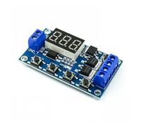 Module de relais temporisé 1-10pcs DC12V 24V Dual LED Digital Time Delay Relay Trigger Cycle Timer Switch Circuit Board Timing Control Module DIY(2pcs Roller)