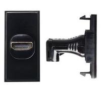 MODULE HDMI RIGHT ANGLE BLACK | WALL PLATES/OUTLETS AERIAL SATELLITE EQUIPMENT, 1 X QTY - MW763B