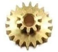 Module Pinion,Motor Pinion Gear,Motor Pinion Gears Tooth Gear 2PCS Duplex Gears 0.2 Modulus 10T 20T Dual Metal Copper Gear 1MM Bore GS