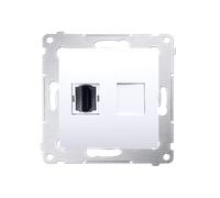 MODULE WHITE 1X HDMI PREMIUM SOCKET 54 DGHDMI.01/11