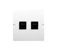 2xRJ45 Simon Basic BMF52.02/11 Computer Double Socket