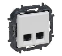 Double Socket 2xRJ45 Cat. 5e Utp Color NILOE STEP 863160B