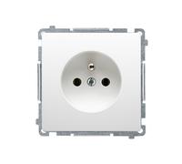 MODULE WHITE SOCKET 1X Z/U SCREW TERMINALS 16A BASIC BMGZ1.01/11