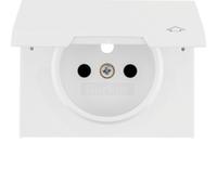 MODULE WHITE SOCKET TILE 1X Z/U WITH FLAP ONE K.1 3965777109