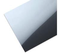 Modulor Polystyrene mirror, coloured, smooth, silver mirrored/white matt 1 x 250 x 500 mm