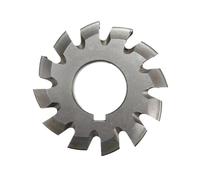 Modulus Degrees Disc Spur Gear Milling Cutter M1-M10, PA20 Involute HSS Gear Cutter for Cuts Wood 1pc(M6*5)