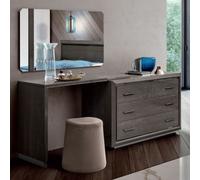Modum Elite Silver Birch Italian 3 Drawer Dressing Table