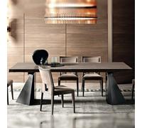 Modum Elite Silver Birch Italian Extending Dining Set with Ambra Dining Chairs