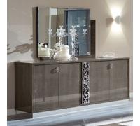 Modum Platinum Italian Silver Glamour Large Buffet Sideboard