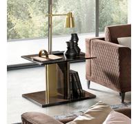 Modum Volare Walnut Italian Lamp Table