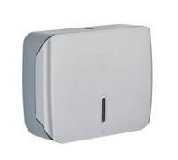 Modundry Paper Towel Dispenser Wall Mount Commercial, 200+ Sheets for Z-Fold & Multifold Towels, Hand Towel Dispenser for Bathroom Kitchen, Sliver
