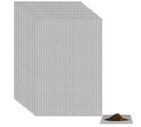 Modurio 10 Pcs Flower Pot Hole Mesh Pad, 11.8x7.8 Inch Fiberglass Mesh Sheet, Plant Pot Drainage Mesh Breathable Bonsai Bottom Grid Mat Keep Soil from Flowing Away for Gardeners Enthusiasts