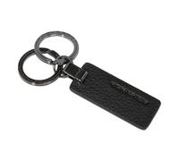 Modus Restyling Two-Ring Keychain - male - Piquadro - Keychains - Black - ONE SIZE - Accessories ONE SIZE