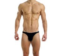 Modus Vivendi Anti-Bacterial Low Cut Brief Mens Black Underwear (L/32-34)