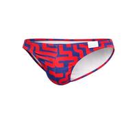 Modus Vivendi - Men's Briefs Underwear - Labyrinth Low Cut Brief Red/Blue - 1x Size L