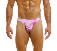 Modus Vivendi Men's Swimwear Low Cut Swim Brief Candy, Watermelon, Mens Size M, Pack of 1