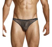 Modus Vivendi Underwear, Abstract Net Low Cut Brief, Charcoal, male's Size S, Pack of 1