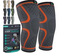 MODVEL Knee Braces Compression Sleeve Women & Men - 2 Pack, Running Knee Support, ACL & Arthritis Pain Relief, Joint Pain, Meniscus Tear, & Every day use (XL)