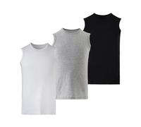 Mody Men's Tank Top 3-Pack, Crew Neck Mens Undershirt, Tank Tops Men, Muscle Shirts Men, Cotton Men's Workout Shirts, Assorted, Large