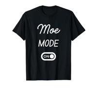 Moe Mode On Name Value Graphic T-Shirt, Men, Black, M