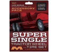 MOE1017 MOE1017 1/25 Super Single Tractor Wheel & Tire Set