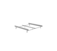 Moebe Bed Bed Frame 90-180 cm Stainless Steel