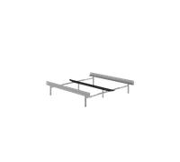 Moebe Bed Bed Frame 90-180 cm With High Legs Stainless Steel