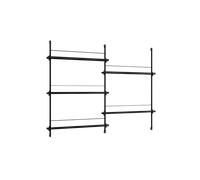 MOEBE - Magazine Shelf 123x162 cm, Black - Black